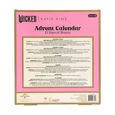 Centric Beauty LLC Wicked Cosmetic Set Wicked 12 Days of Beauty Advent Calendar - Imperfect Box