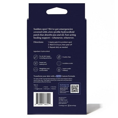 Curology Emergency Spot Facial Pimple Patches 80ct - Imperfect Box