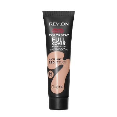 Revlon ColorStay Full Cover Matte Foundation 220 Natural Beige 1 fl oz - New