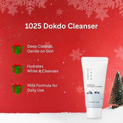 Round Lab 1025 Dokdo Travel Skincare Gift Set 4pc - Imperfect Box