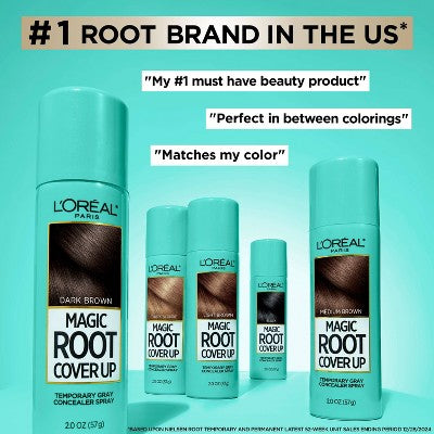 L'Oreal Paris Magic Root Cover Up Light Brown 2.0oz - Imperfect Container
