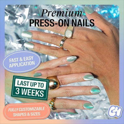 Chillhouse Chill Tips Press-On Fake Nails Midnight Magic 24ct - Imperfect Box