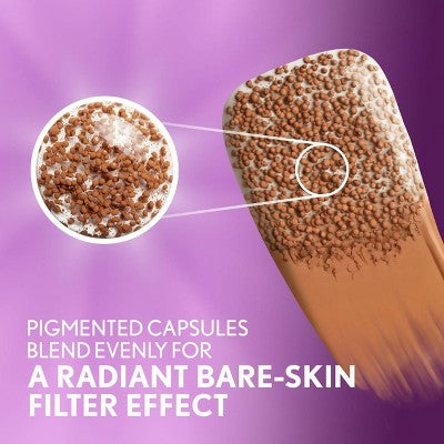 COVERGIRL Simply Ageless Skin Perfector Essence Vegan Foundation 80 Deep 1 fl oz - Imperfect Container