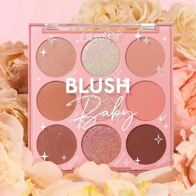 ColourPop 9-Pan Eyeshadow Makeup Palette Blush Baby 0.3oz - Imperfect Box
