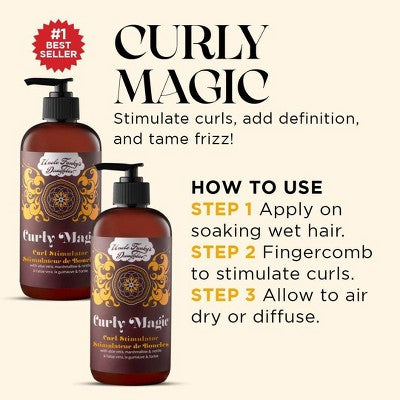 Uncle Funky's Daughter Curly Magic Curl Stimulator 12 fl oz - Imperfect Container