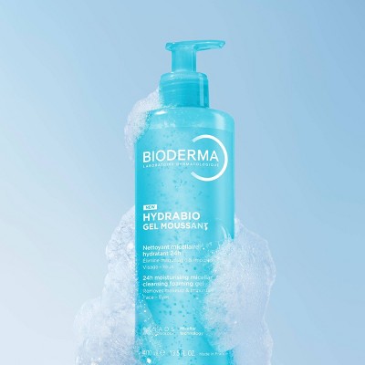 Bioderma Hydrabio Foaming Gel Facial Cleanser 400ml - Small Amount Missing