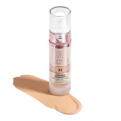 Makeup Revolution IRL Filter Longwear Foundation F7 0.7 fl oz - New