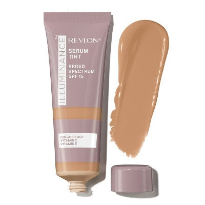 Revlon Illuminance Triple Hyaluronic Acid Tinted Serum 405 Hazel 0.94 fl oz - Imperfect Box