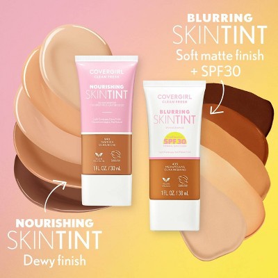 COVERGIRL Clean Fresh Skin Milk Foundation Dewy Finish 530 Fair/Light 1 fl oz - Imperfect Container