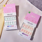 Kiss Glam Embellished Press-On Fake Nails Short Round Celestique 35ct - Imperfect Box