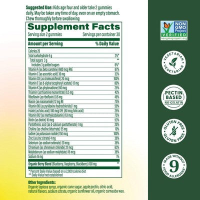 MegaFood Kids Multivitamin 60ct - New