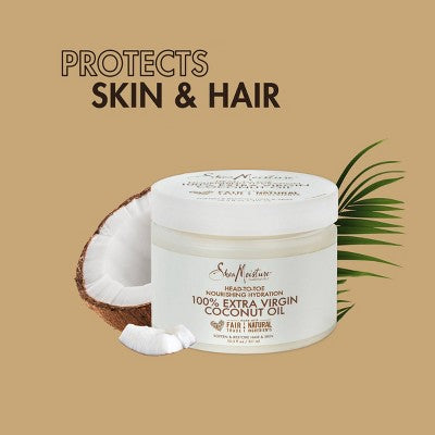 SheaMoisture 100% Extra Virgin Coconut Oil 10.1 fl oz - New
