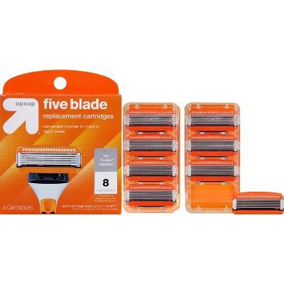 Men's Five Blade FITS Cartridges 8ct up&up - New