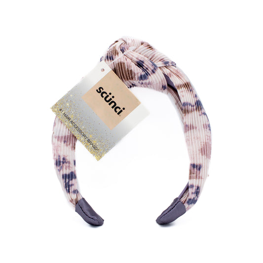Scunci Headband Knot Multi Pink 1ct - New